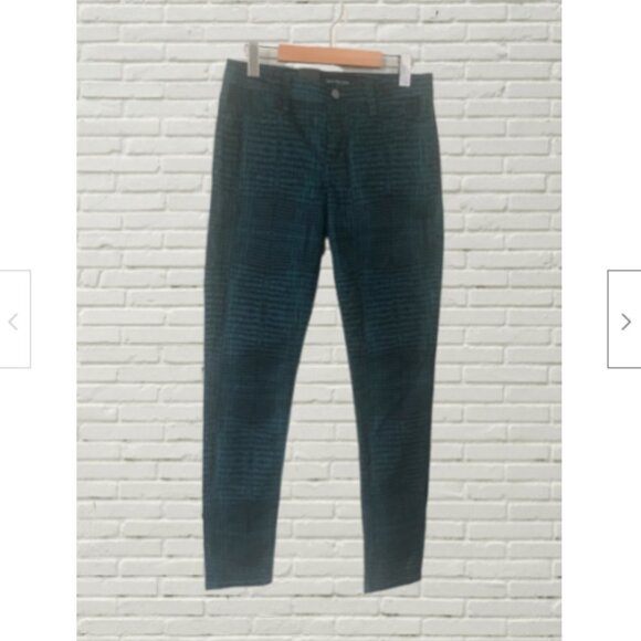 Calvin Klein Jeans Green and Black Print Pants Size 16 - Picture 1 of 4